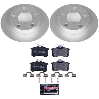 PowerStop Rear Euro-Stop Brake Kit | Volkswagen Passat (99-05) (ESK585)
