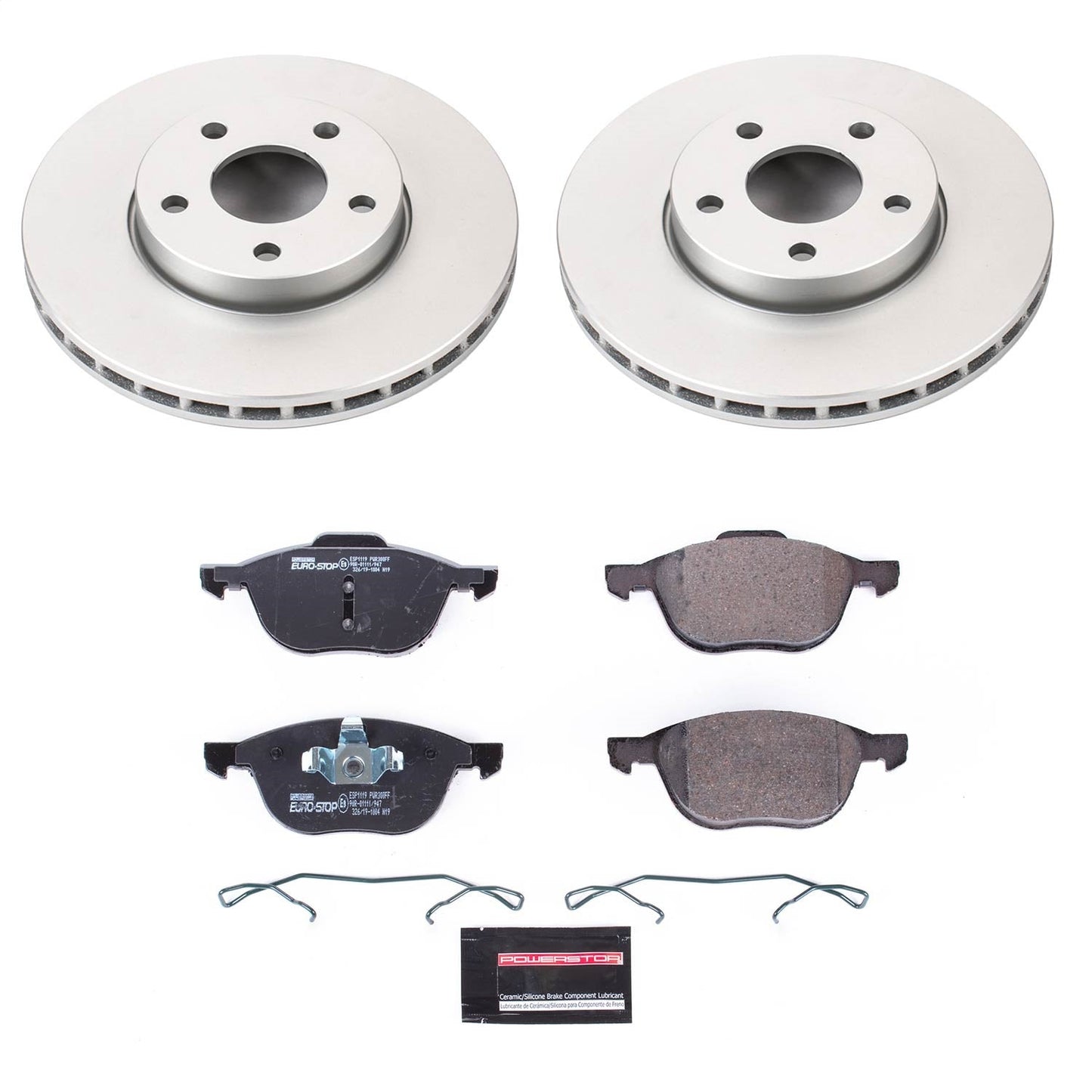 PowerStop Front Euro-Stop Brake Kit | Ford C-Max (13-18) (ESK5976)