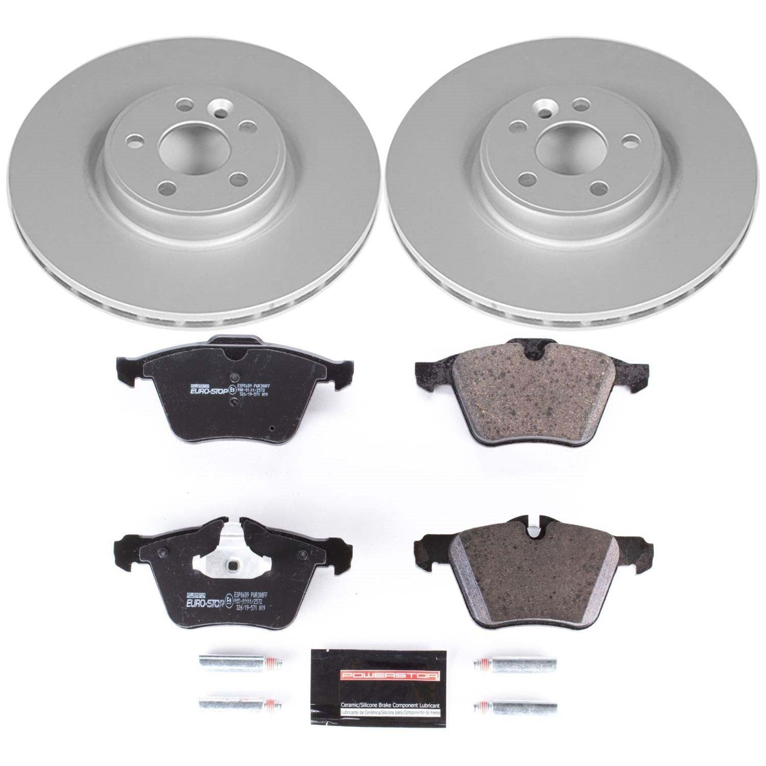 PowerStop Front Euro-Stop Brake Kit | Volvo S60 (13-14) (ESK5978)