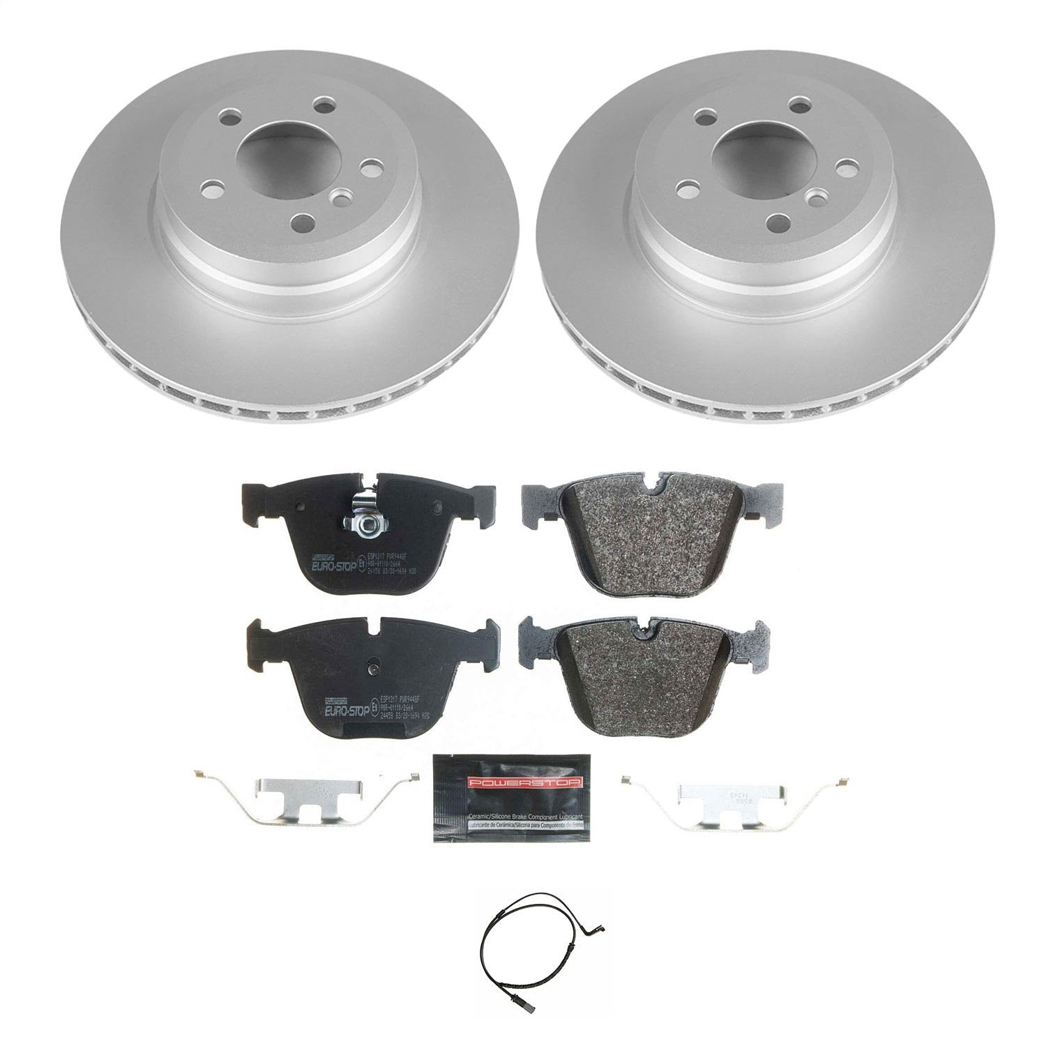 PowerStop Rear Euro-Stop Brake Kit | BMW X5 (07-15) (ESK5985)