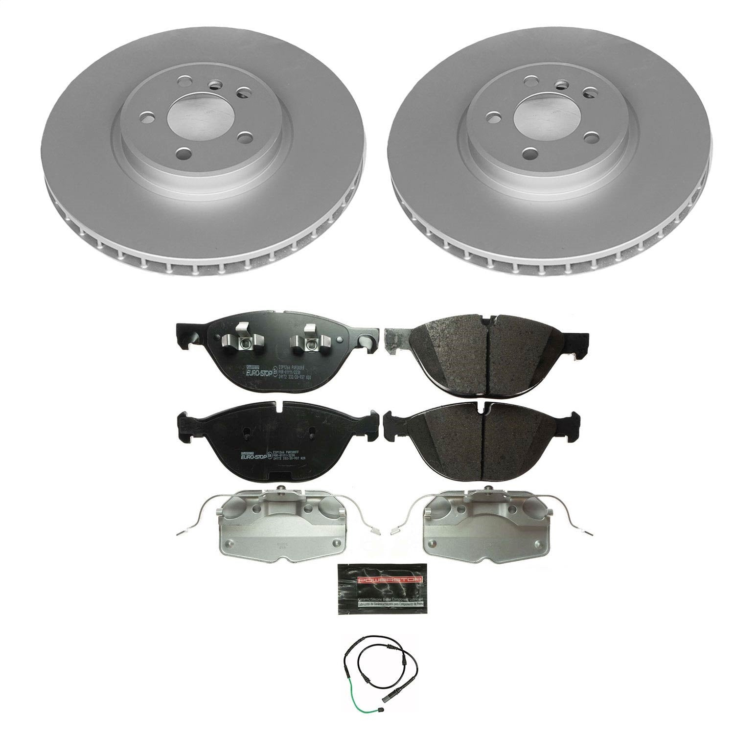 PowerStop Front Euro-Stop Brake Kit | BMW X5 (11-18) (ESK6009)