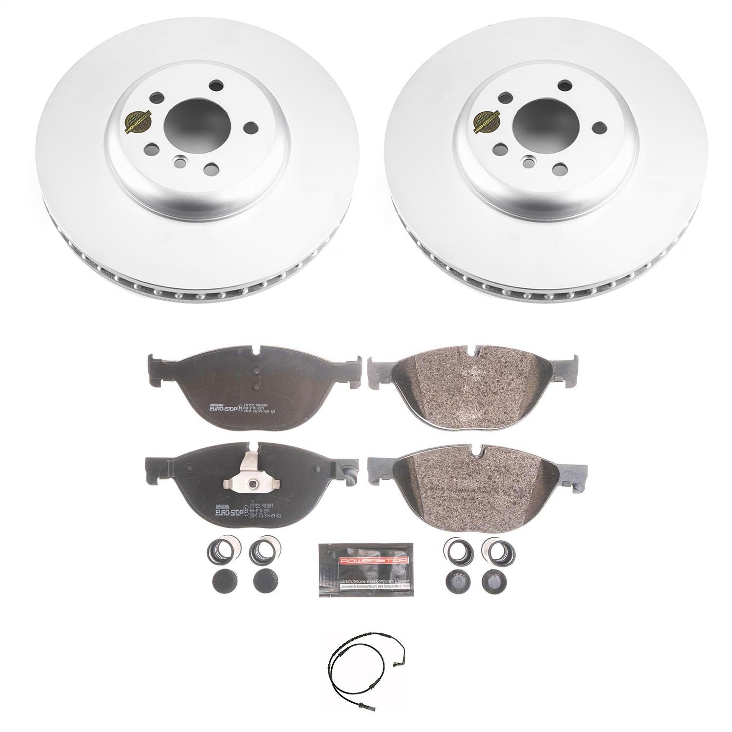 PowerStop Front Euro-Stop Brake Kit | BMW 750Li (09-10) (ESK6012)