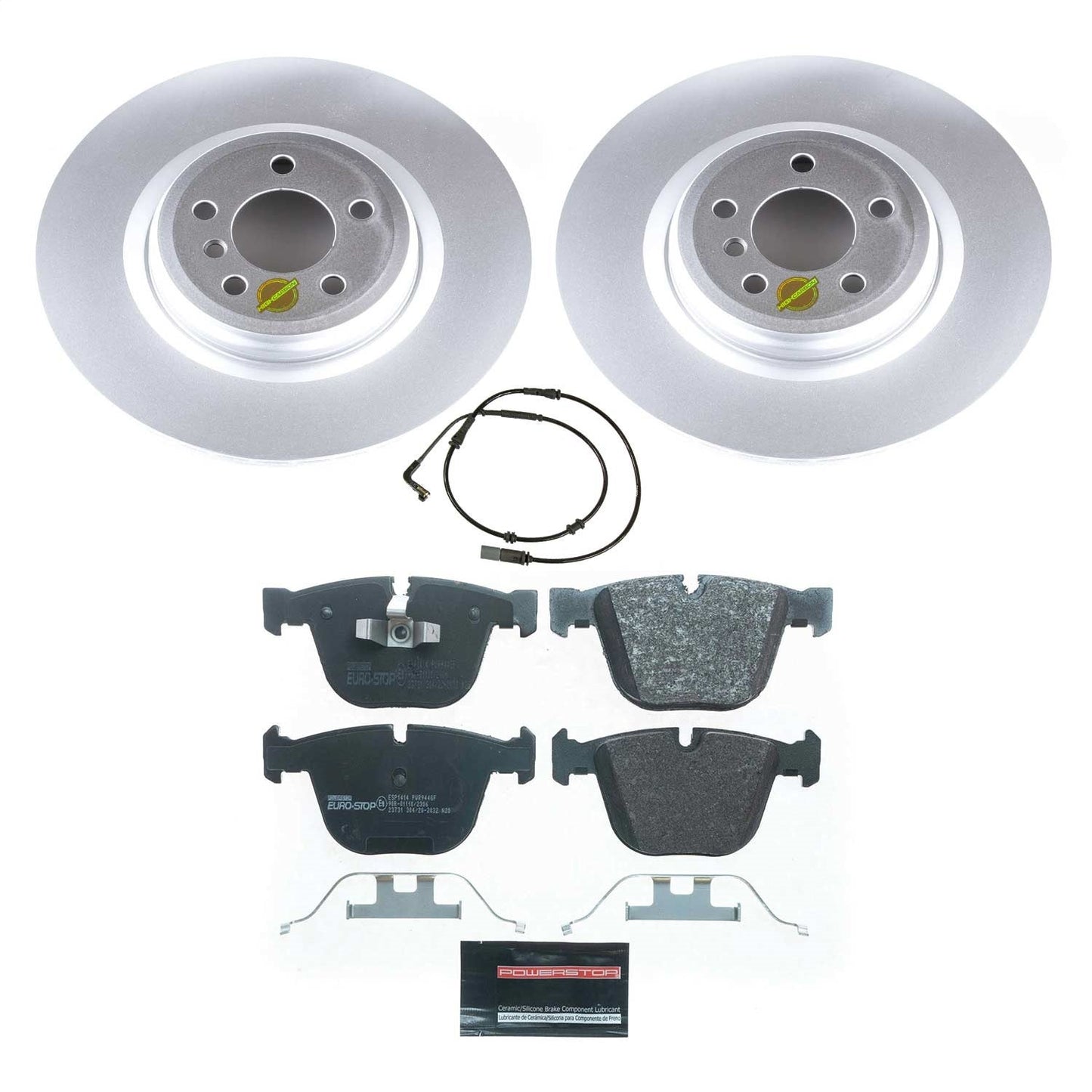 PowerStop Rear Euro-Stop Brake Kit | BMW 750Li (09-10) (ESK6014)