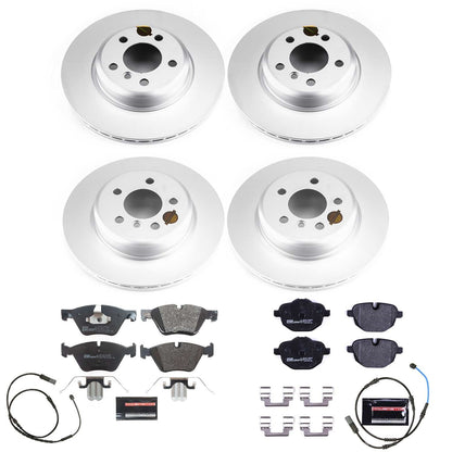 PowerStop Front & Rear Euro-Stop Brake Kit | BMW 528i (11-16) (ESK6033)