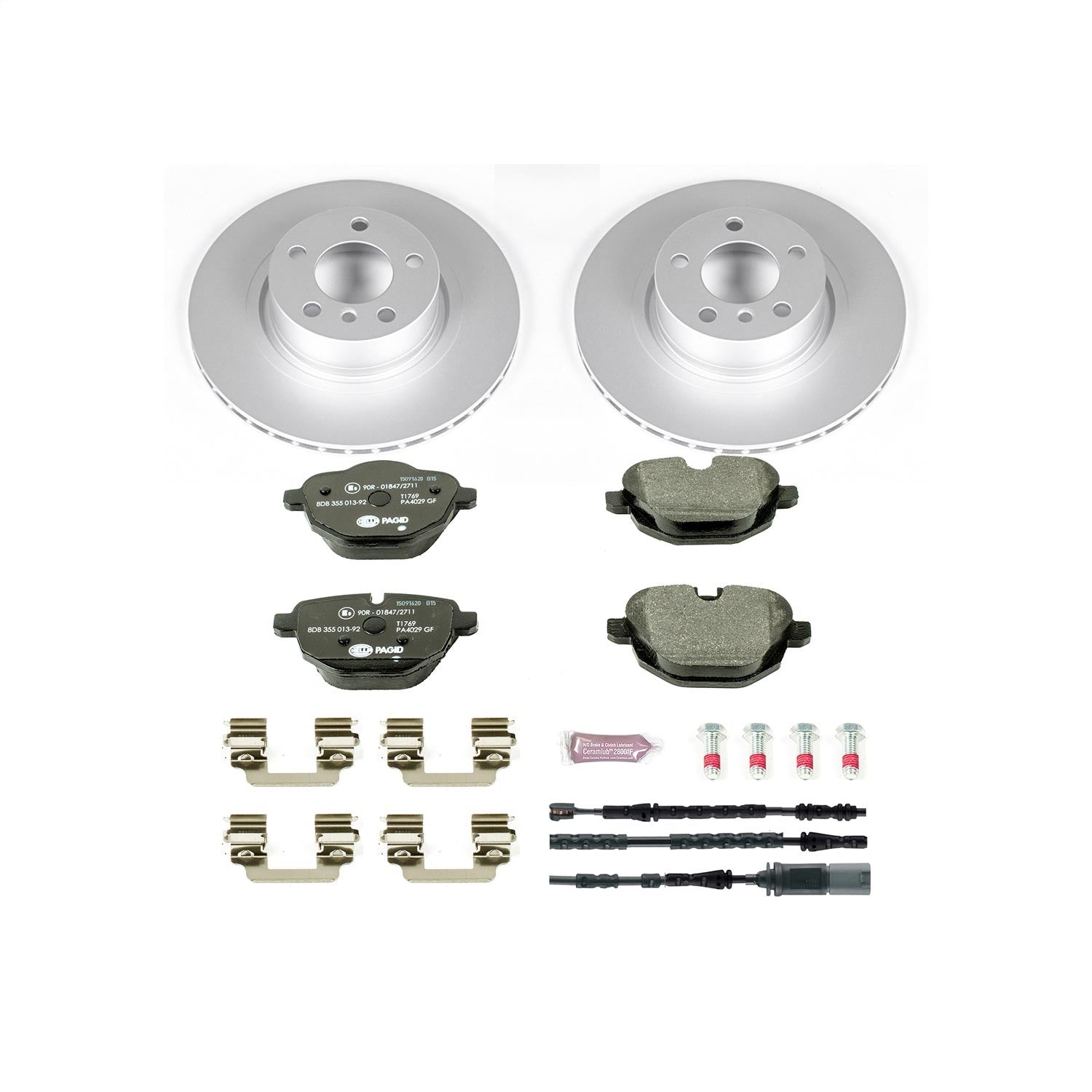 PowerStop Rear Euro-Stop Brake Kit | BMW X3 (11-17) (ESK6040)