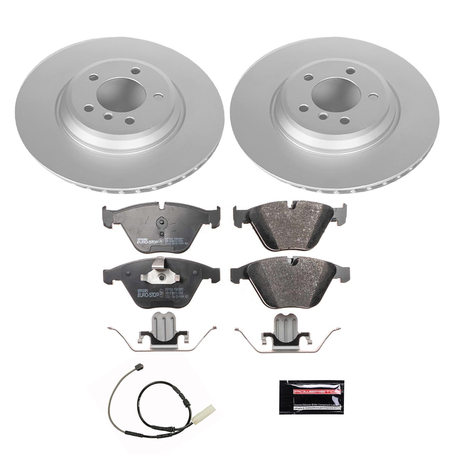 PowerStop Front Euro-Stop Brake Kit | BMW 335d (2011) (ESK6055)