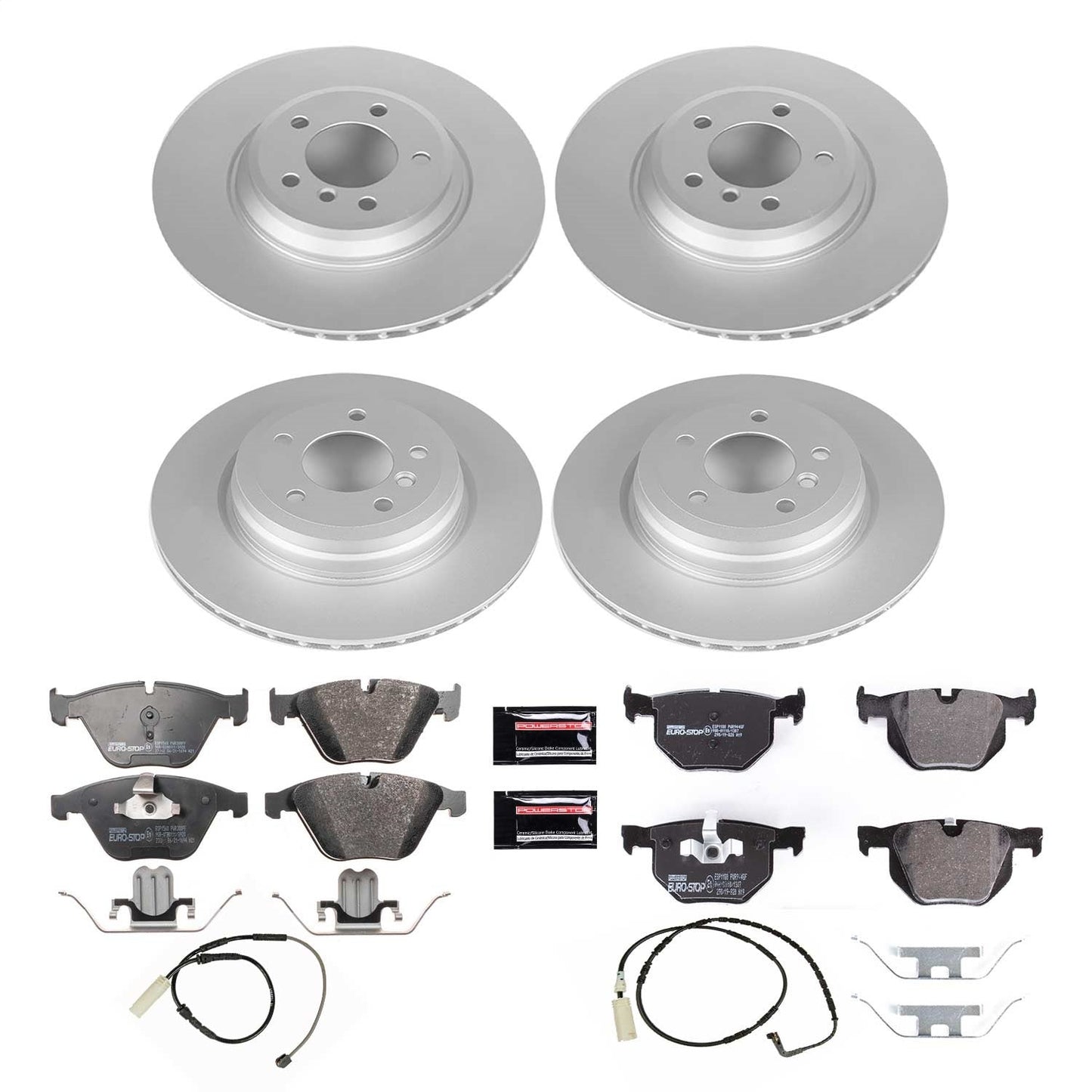 PowerStop Front & Rear Euro-Stop Brake Kit | BMW 335d (11) (ESK6056)