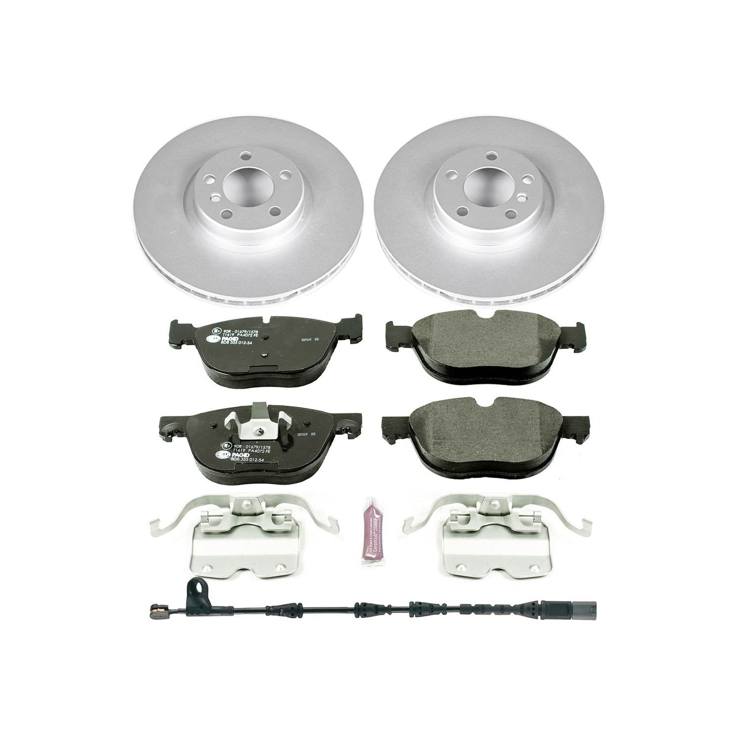 PowerStop Euro-Stop Front Brake Kit | BMW X5 (10-13) (ESK6061)