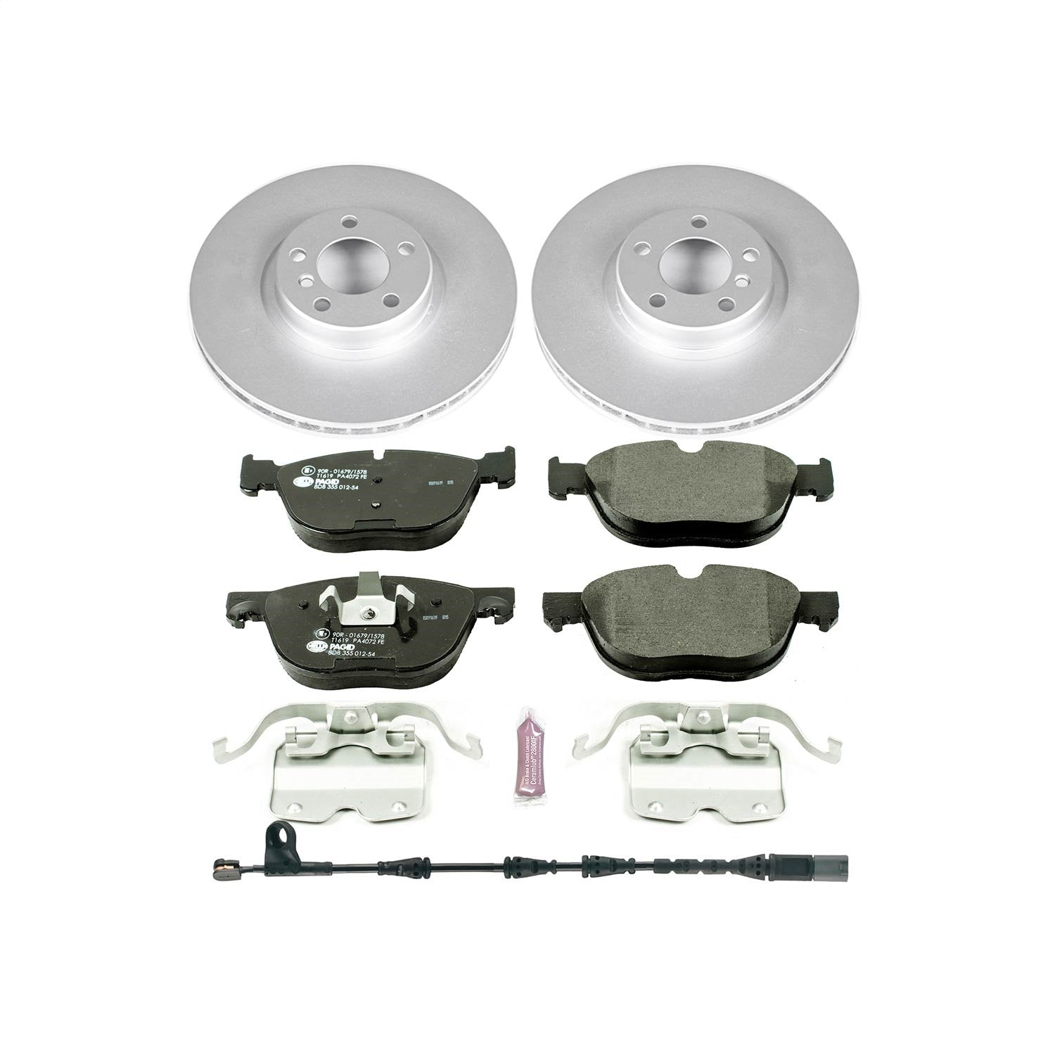 PowerStop Euro-Stop Front Brake Kit | BMW X5 (10-13) (ESK6061)