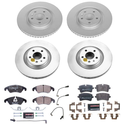 PowerStop Front & Rear Euro-Stop Brake Kit | Audi A7 Quattro (12) (ESK6142)