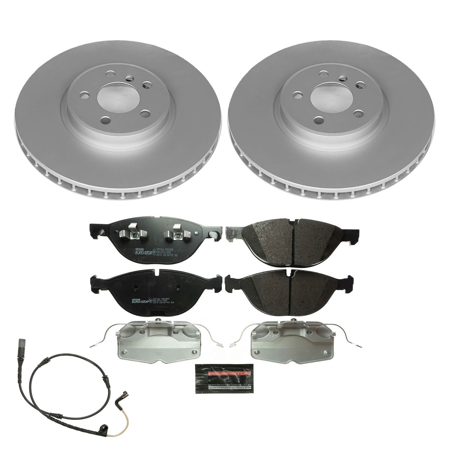 PowerStop Front Euro-Stop Brake Kit | BMW X6 (08-10) (ESK6144)