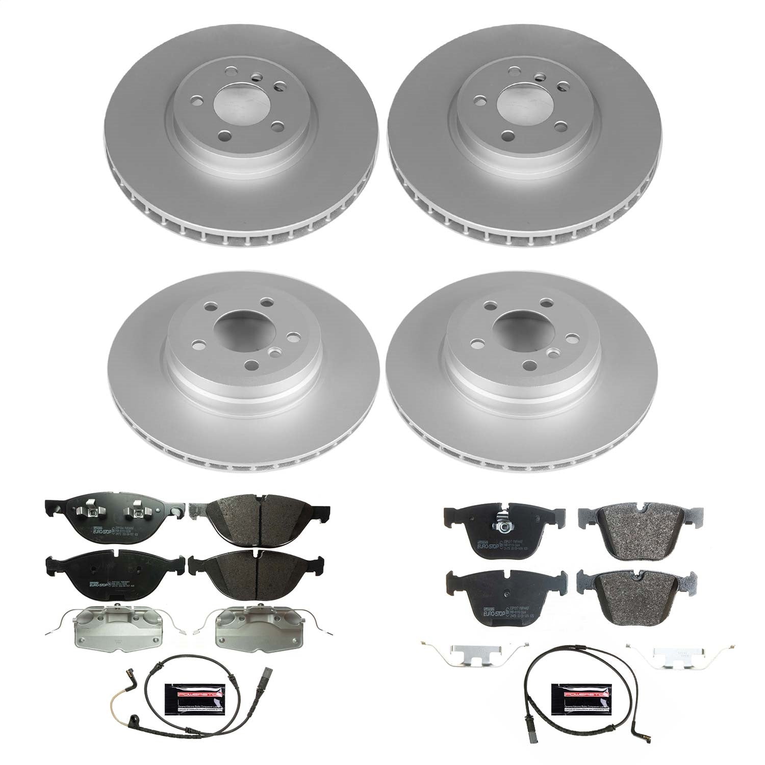 PowerStop Front & Rear Euro-Stop Brake Kit | BMW X6 (08-10) (ESK6145)