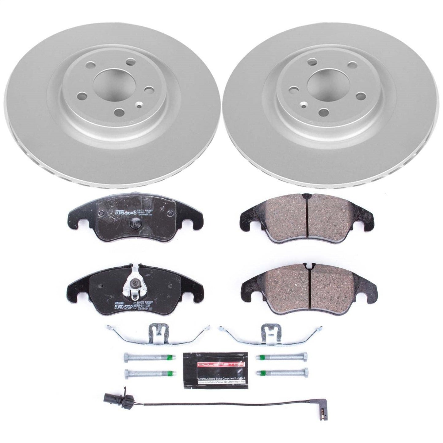 PowerStop Euro-Stop Front Brake Kit | Audi S4 (10-11) (ESK6154)
