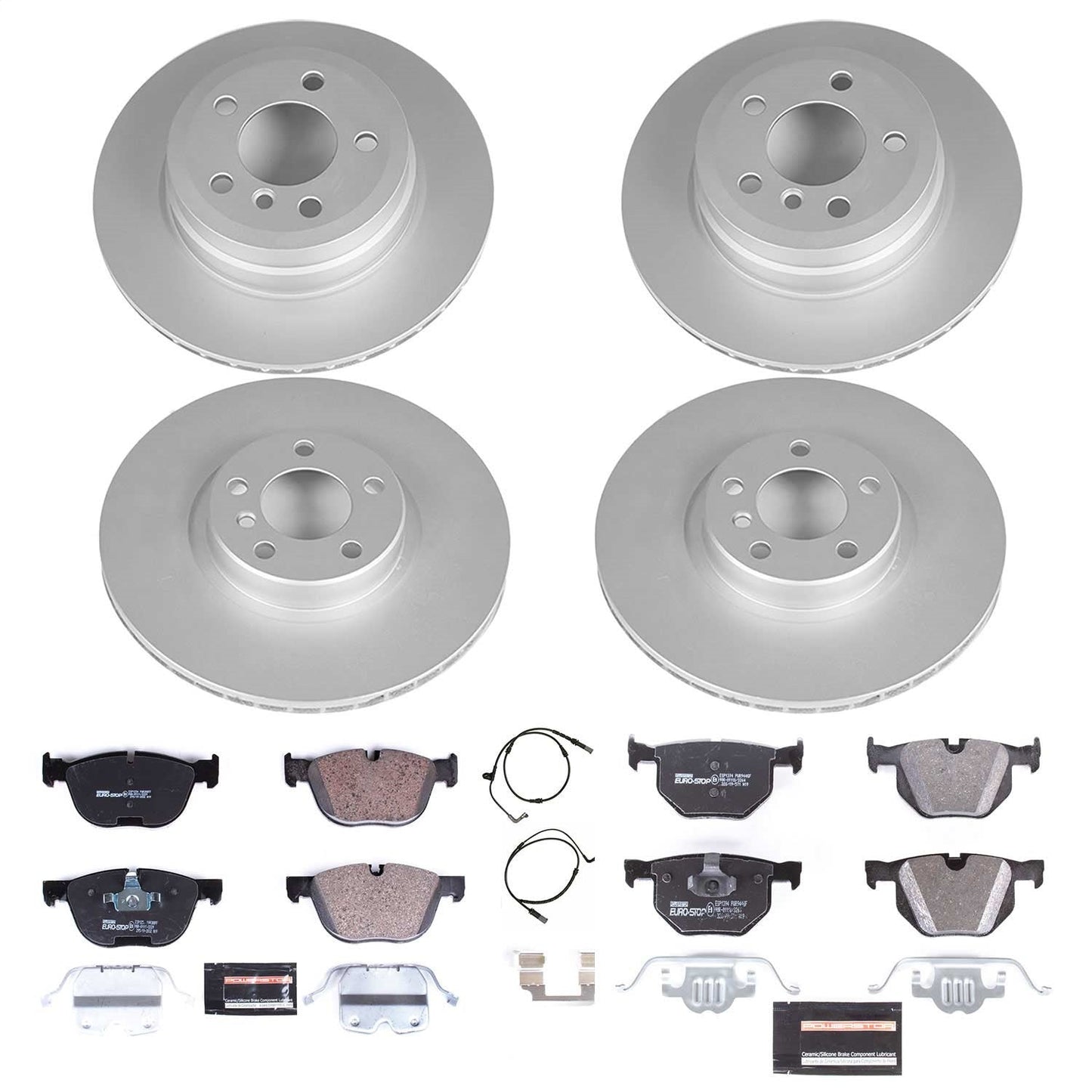PowerStop Front & Rear Euro-Stop Brake Kit | BMW X5 (09) (ESK6162)