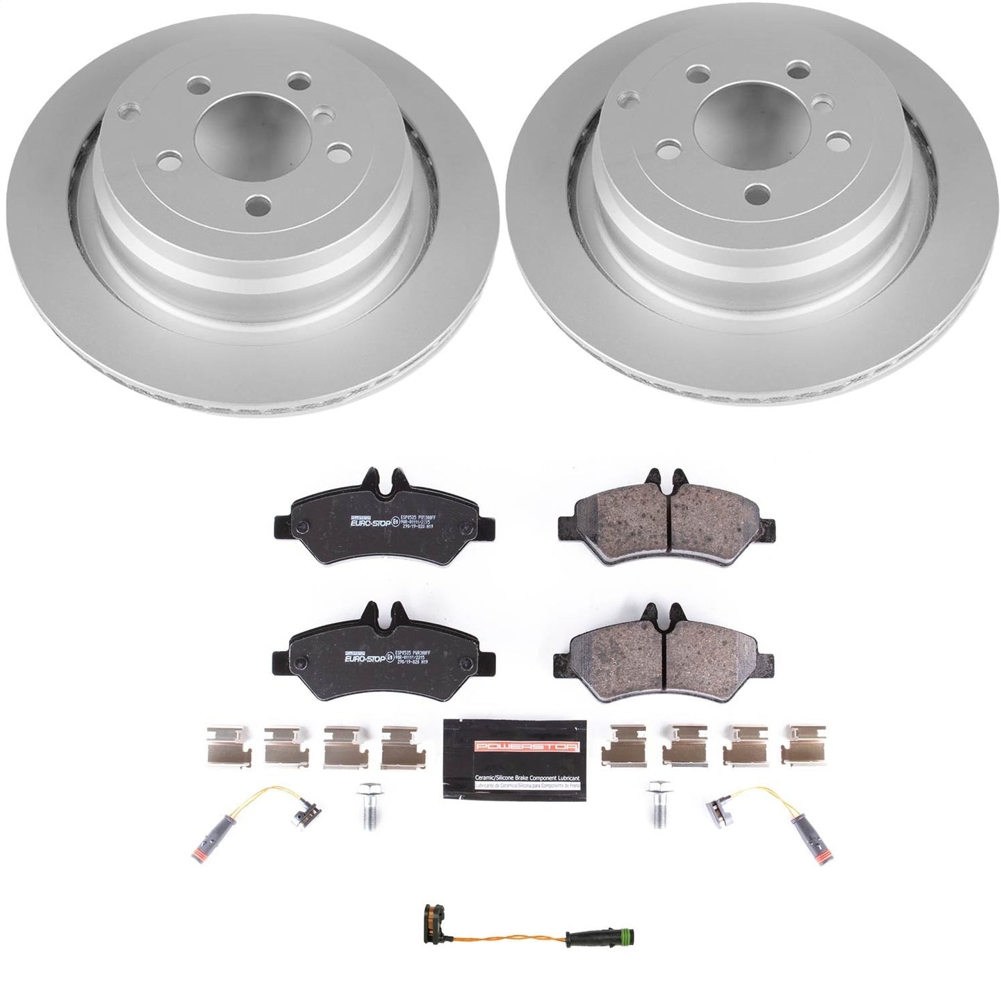 PowerStop Rear Euro-Stop Brake Kit | Dodge Sprinter 3500 (07-09) (ESK6198)