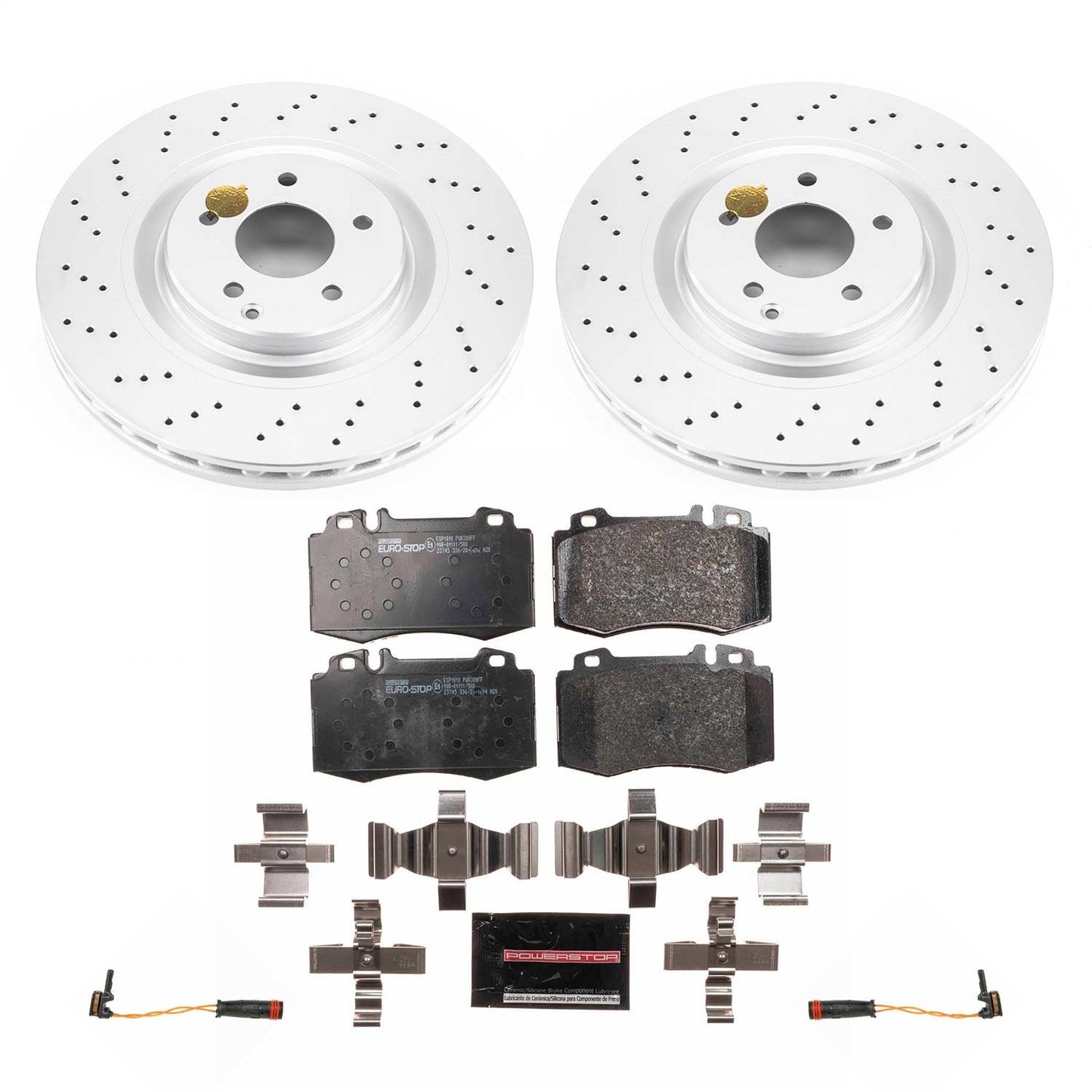 PowerStop Front Euro-Stop Brake Kit | Mercedes-Benz C32 AMG (02-04) (ESK6205)