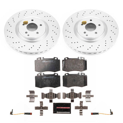 PowerStop Front Euro-Stop Brake Kit | Mercedes-Benz C32 AMG (02-04) (ESK6205)