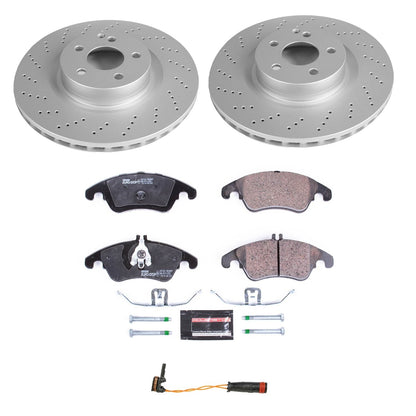 PowerStop Front Euro-Stop Brake Kit | Mercedes-Benz C250 (12-15) (ESK6207)