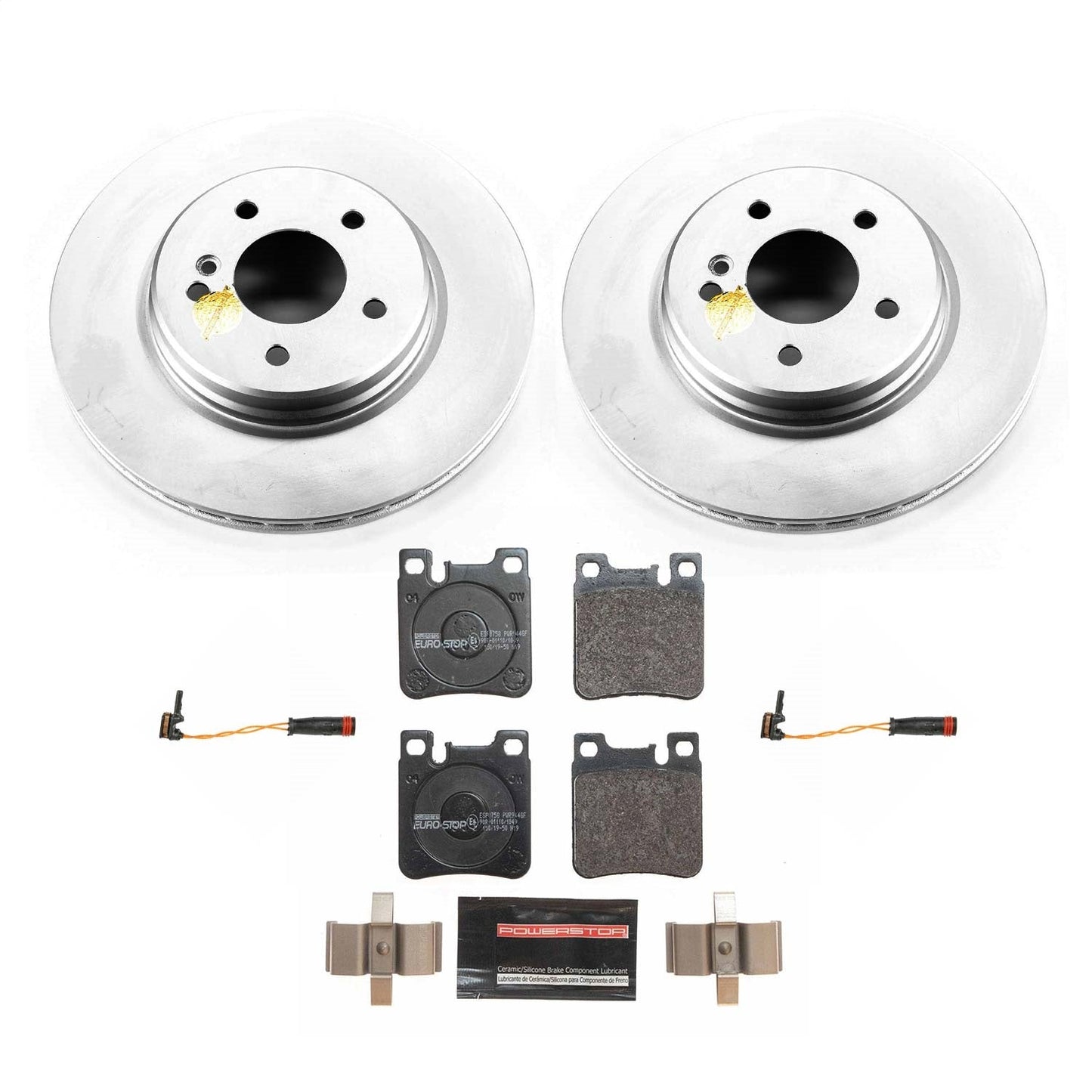 PowerStop Rear Euro-Stop Brake Kit | Mercedes-Benz C32 AMG (02-04) (ESK6226)