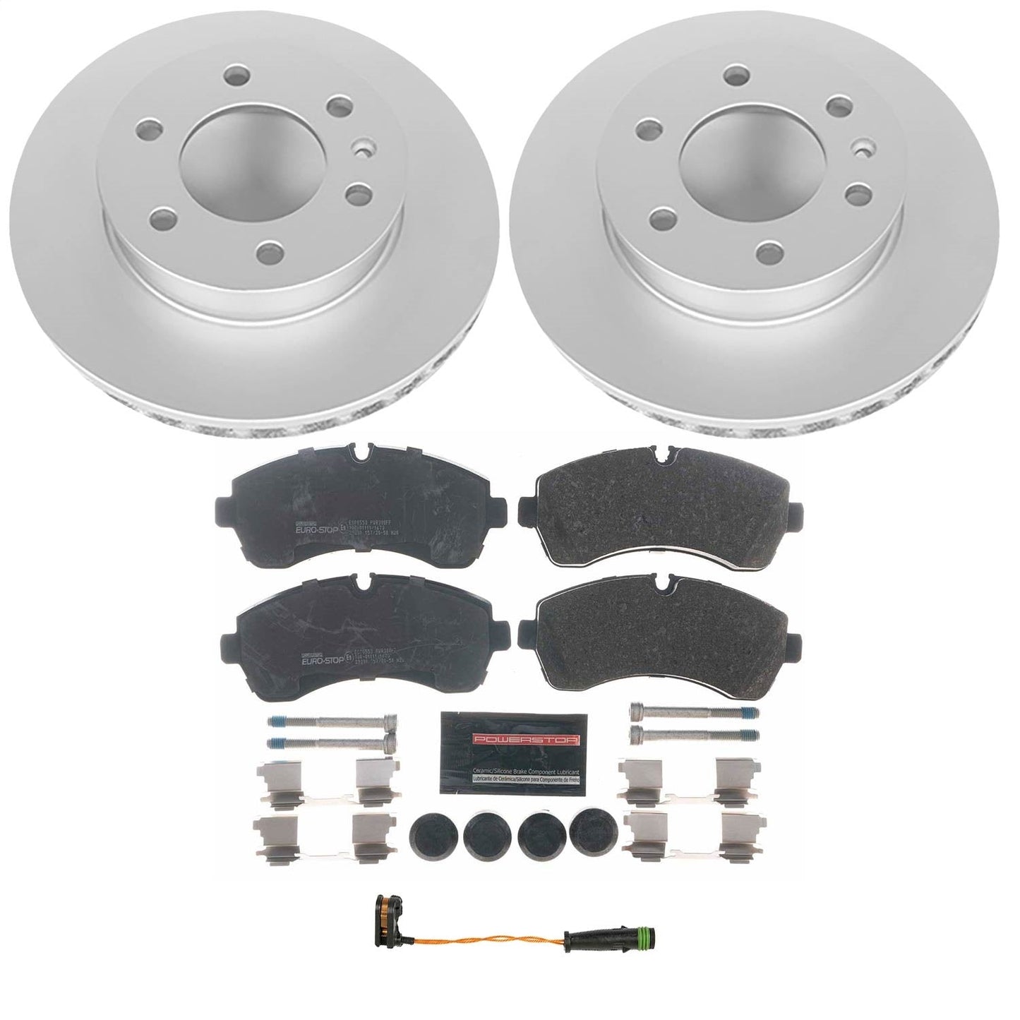 PowerStop Front Euro-Stop Brake Kit | Dodge Sprinter 3500 (07-09) (ESK6234)