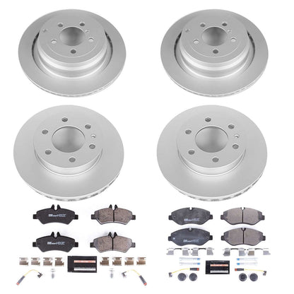 PowerStop Front & Rear Euro-Stop Brake Kit | Dodge Sprinter 2500 (07-09) (ESK6235)