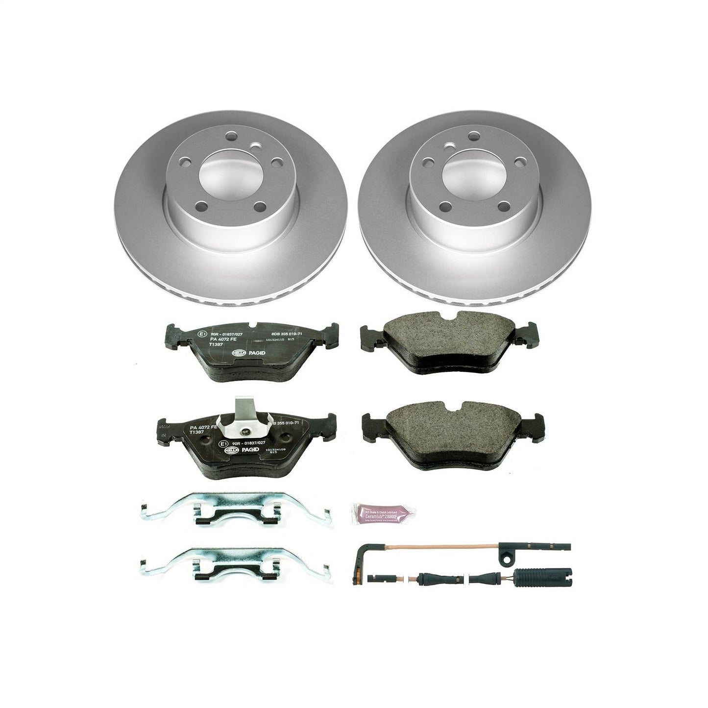 PowerStop Euro-Stop Front Brake Kit | BMW 525i (01-03) (ESK628)