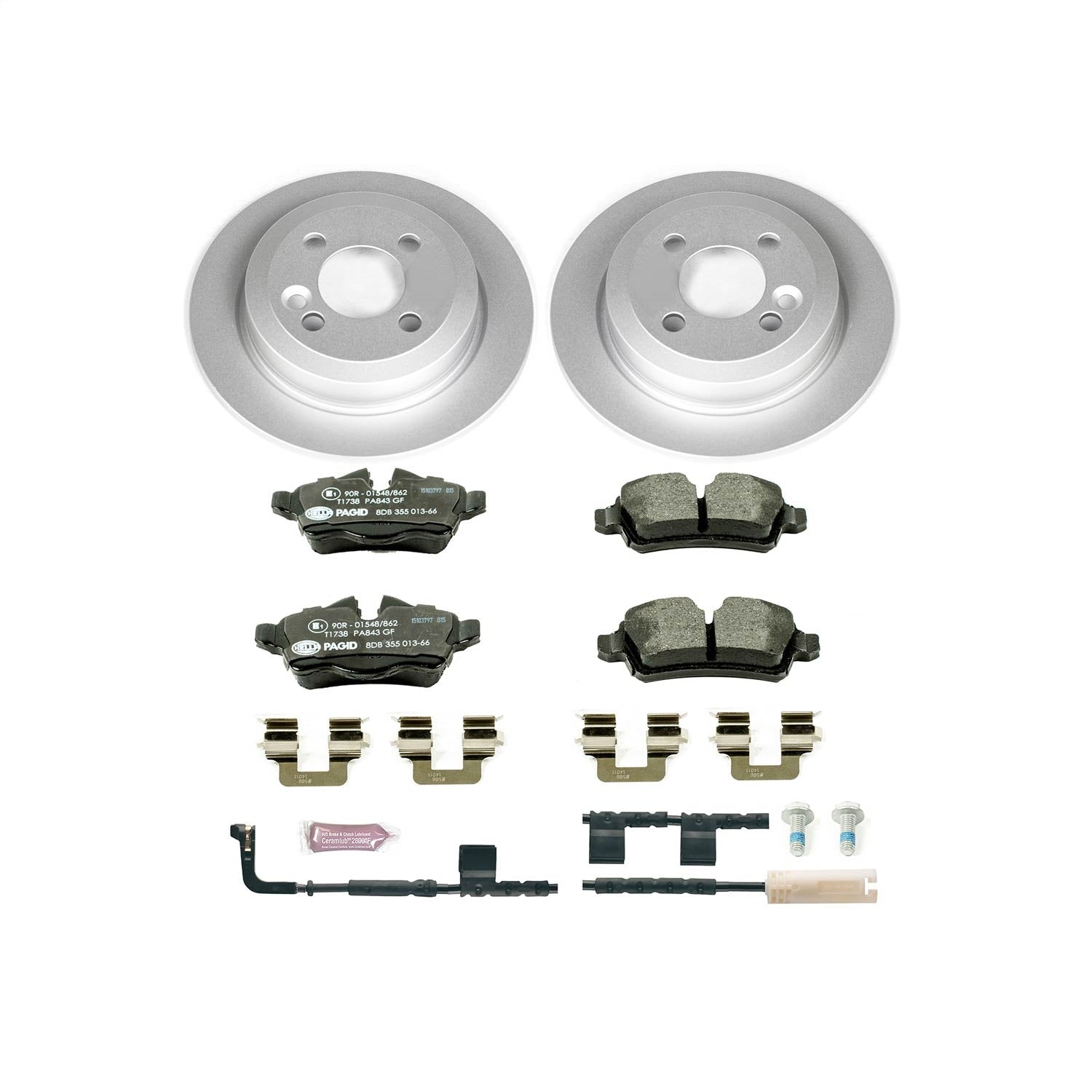 PowerStop Rear Euro-Stop Brake Kit | Mini Cooper (07-10) (ESK6281)