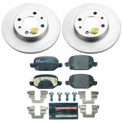 PowerStop Rear Euro-Stop Brake Kit | Fiat 500 (12-19) (ESK6292)