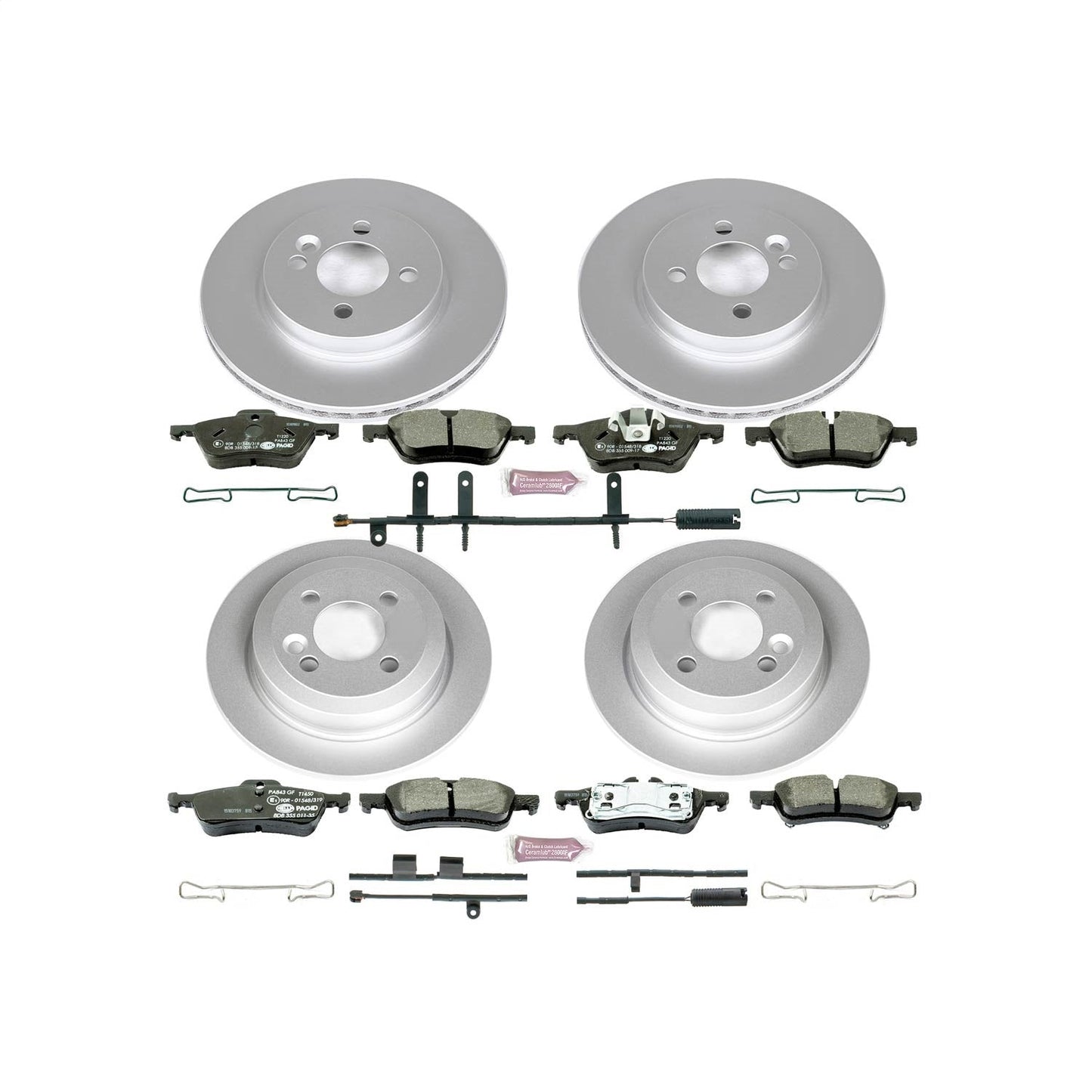 PowerStop Front & Rear Euro-Stop Brake Kit | Mini Cooper (07-08) (ESK6296)