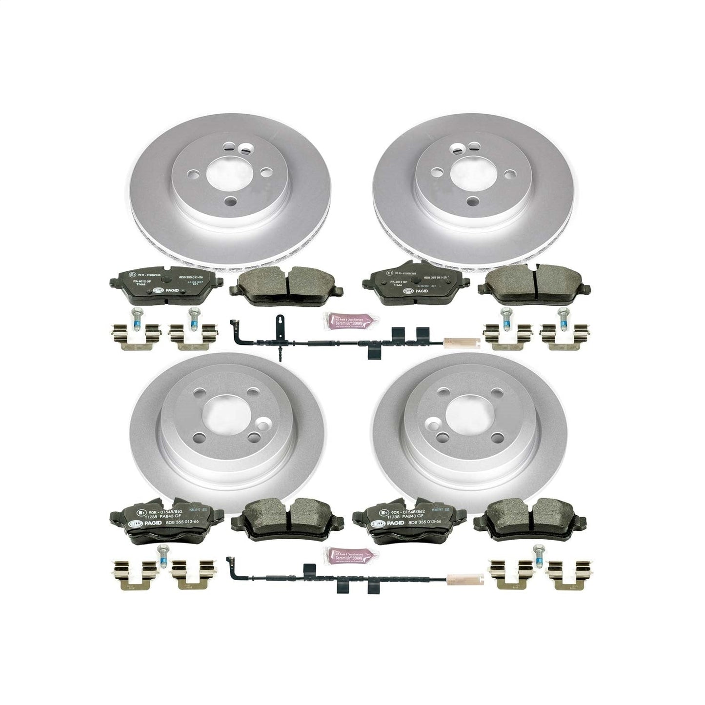 PowerStop Front & Rear Euro-Stop Brake Kit | Mini Cooper (07-10) (ESK6298)