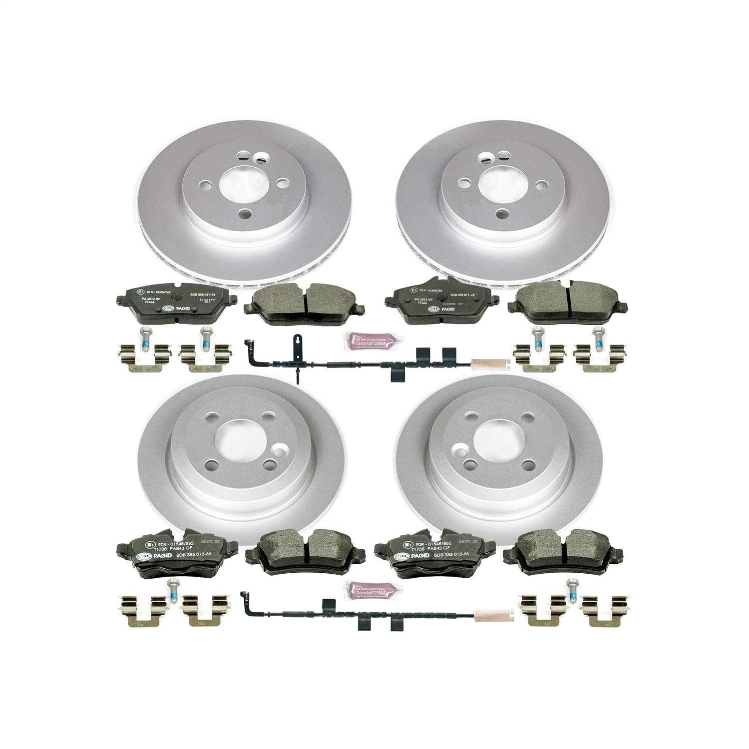 PowerStop Front & Rear Euro-Stop Brake Kit | Mini Cooper (07-10) (ESK6298)