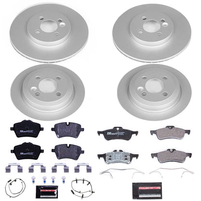 PowerStop Front & Rear Euro-Stop Brake Kit | Mini Cooper (07-08) (ESK6299)