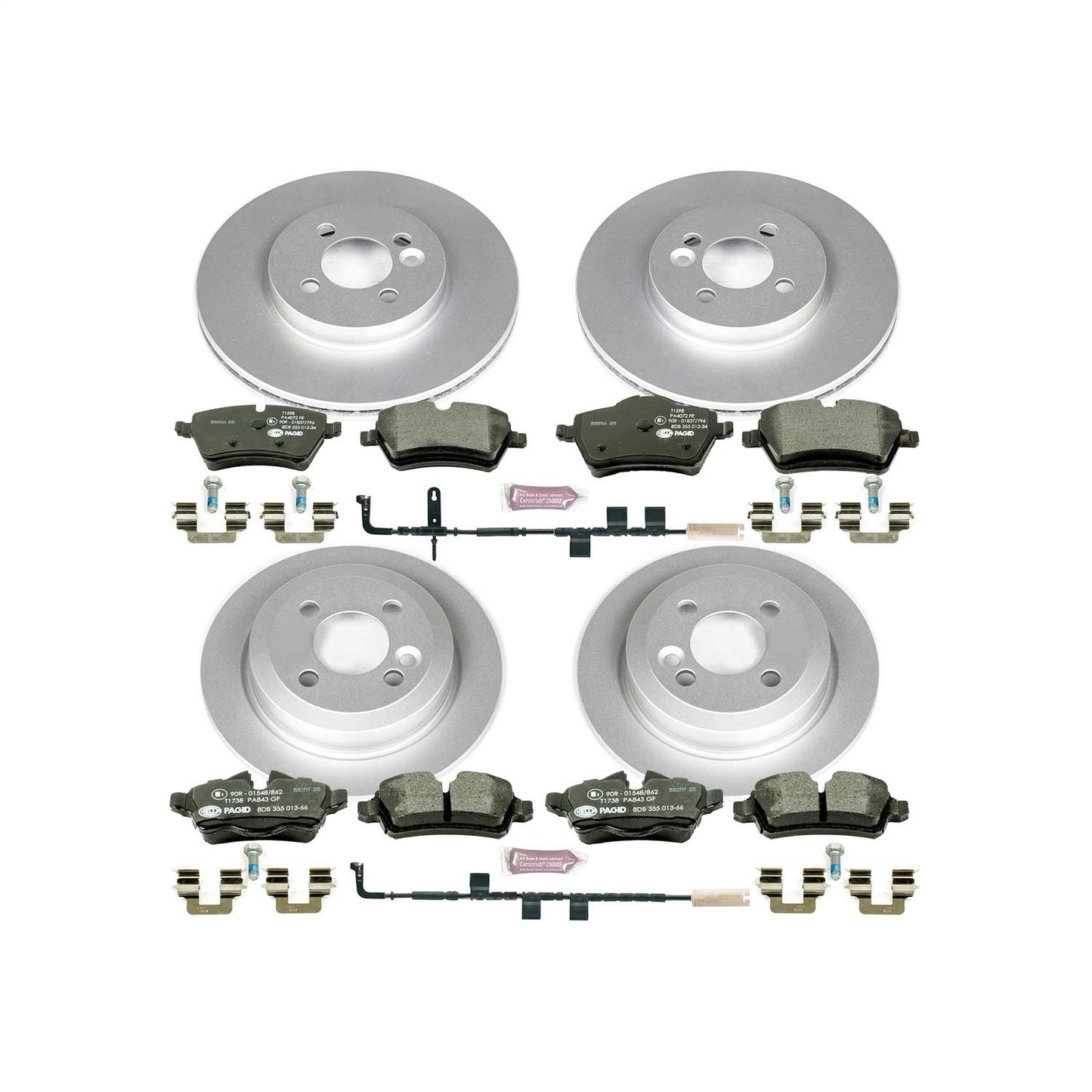 PowerStop Front & Rear Euro-Stop Brake Kit | Mini Cooper (07-10) (ESK6301)