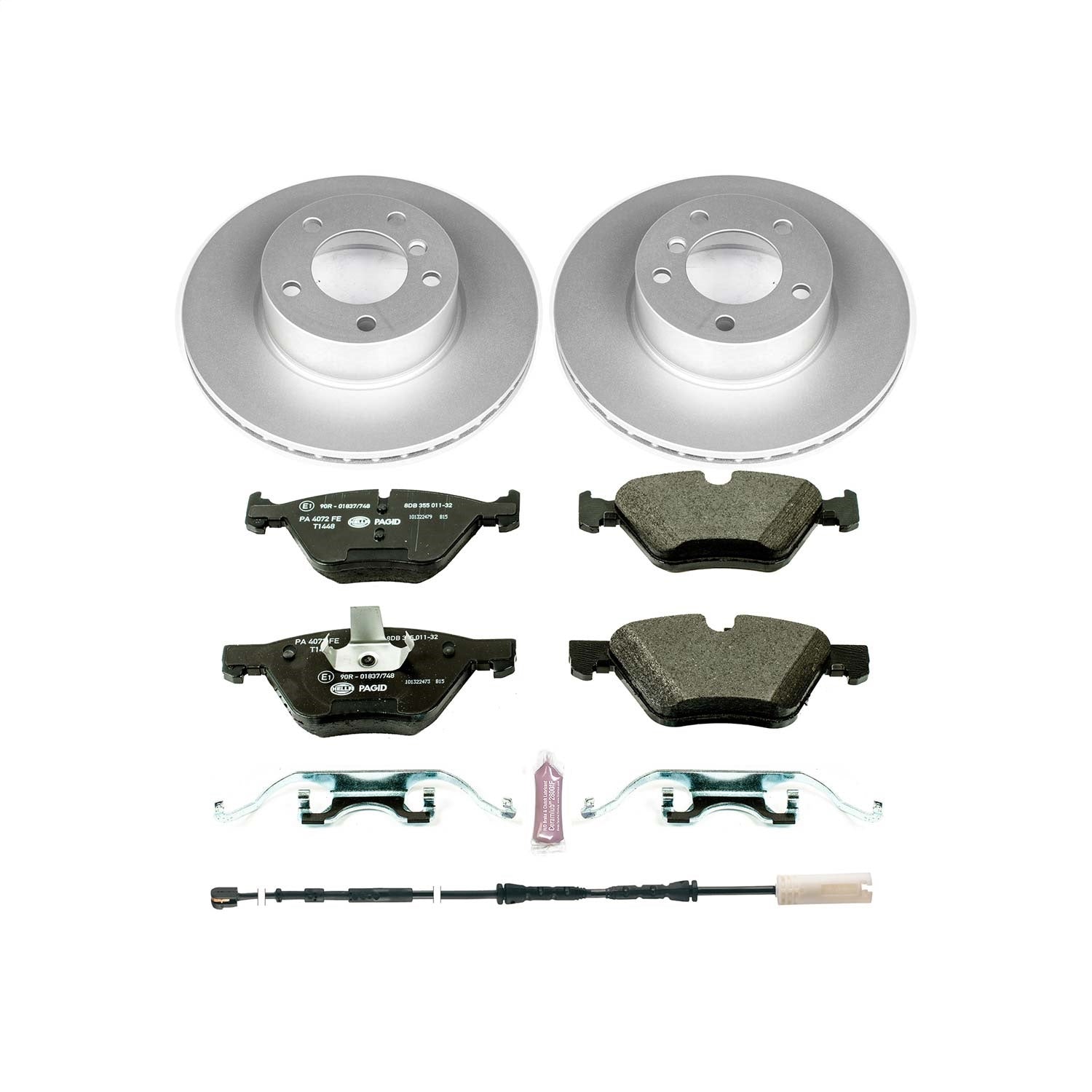 PowerStop Euro-Stop Front Brake Kit | BMW 128i (10-13) (ESK6346)