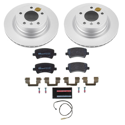 PowerStop Rear Euro-Stop Brake Kit | BMW 128i (10-13) (ESK6348)