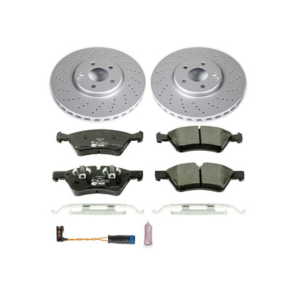 PowerStop Front Euro-Stop Brake Kit | Mercedes-Benz E350 (07-09) (ESK6357)
