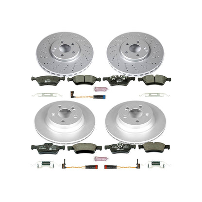 PowerStop Front & Rear Euro-Stop Brake Kit | Mercedes-Benz E350 (07-09) (ESK6358)