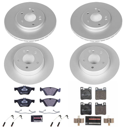 PowerStop Front & Rear Euro-Stop Brake Kit | Mercedes-Benz E320 (98-03) (ESK6379)