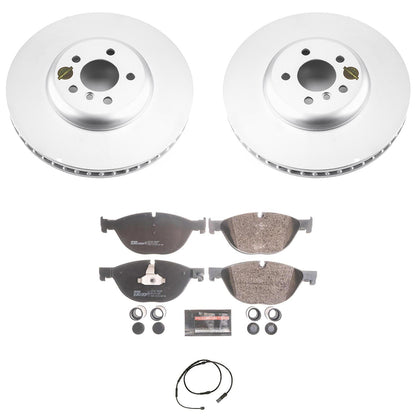 PowerStop Euro-Stop Front Brake Kit | BMW 550i GT (10-15) (ESK6414)