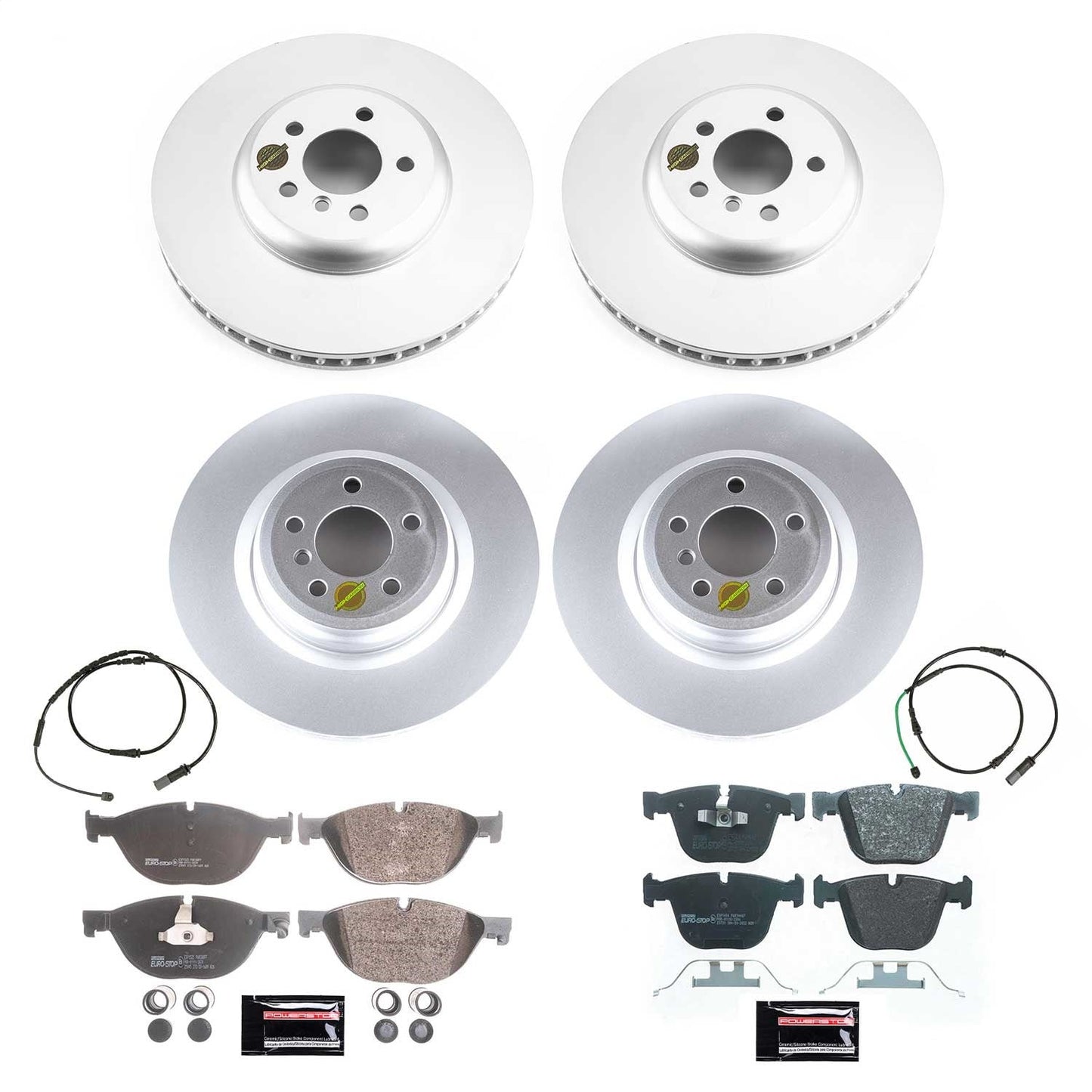 PowerStop Front & Rear Eurostop Brake Kit | BMW 550i GT xDrive (10-17) (ESK6415)