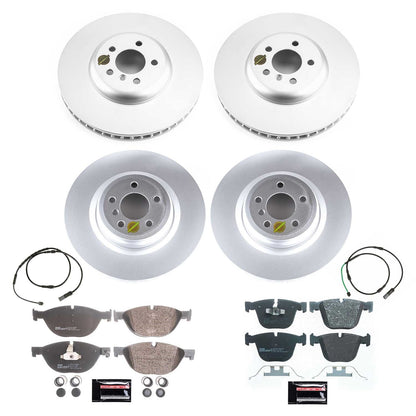 PowerStop Front & Rear Eurostop Brake Kit | BMW 550i GT xDrive (10-17) (ESK6415)