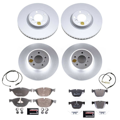 PowerStop Eurostop Front & Rear Brake Kit | BMW ActiveHybrid 7 (13-15) (ESK6421)