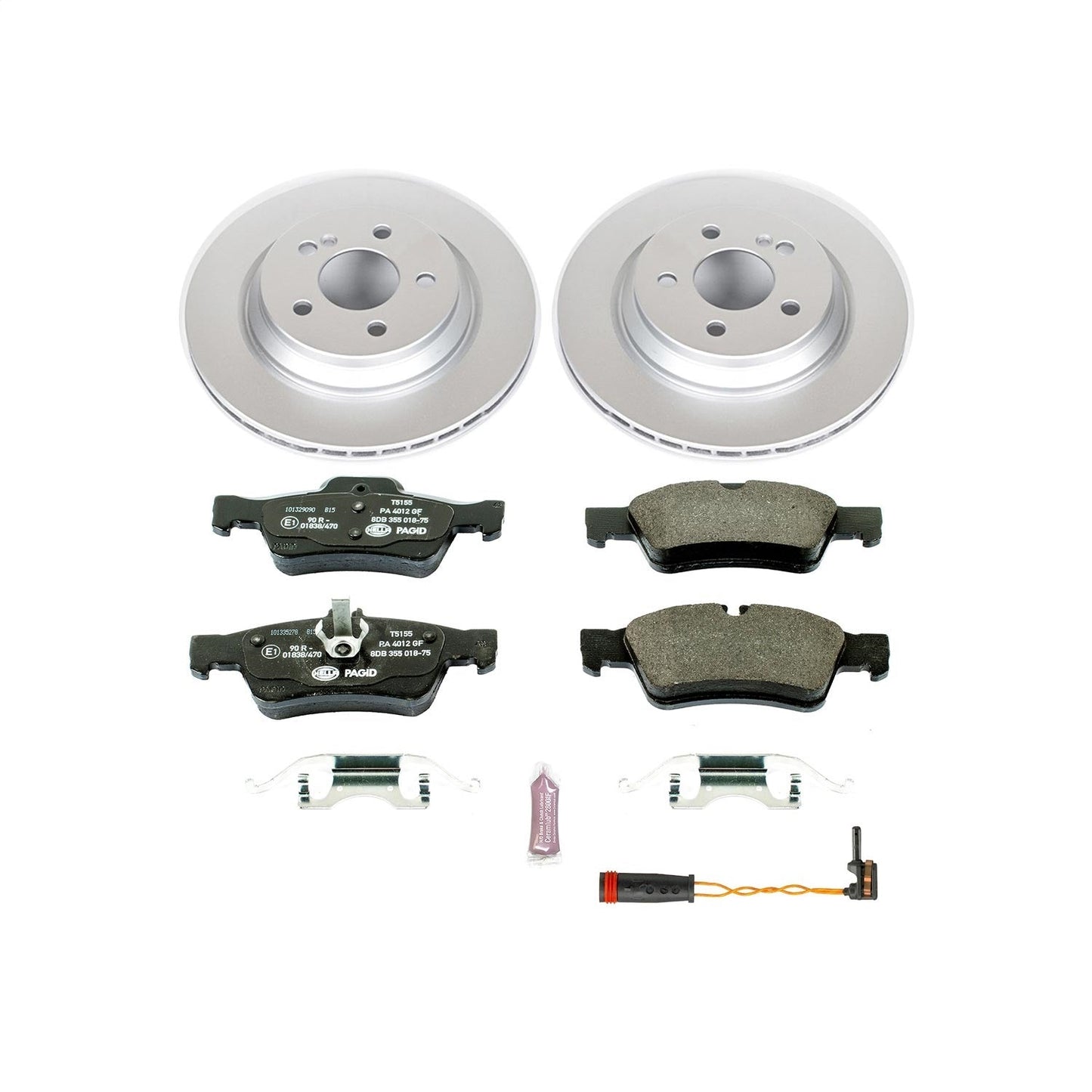 PowerStop Rear Euro-Stop Brake Kit | Mercedes-Benz S350 (12-13) (ESK6569)