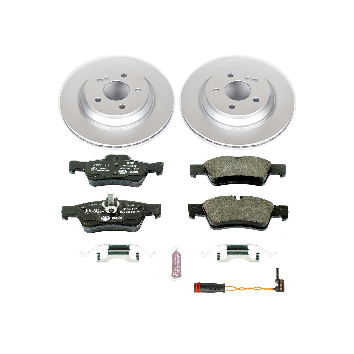 PowerStop Rear Euro-Stop Brake Kit | Mercedes-Benz S350 (12-13) (ESK6569)
