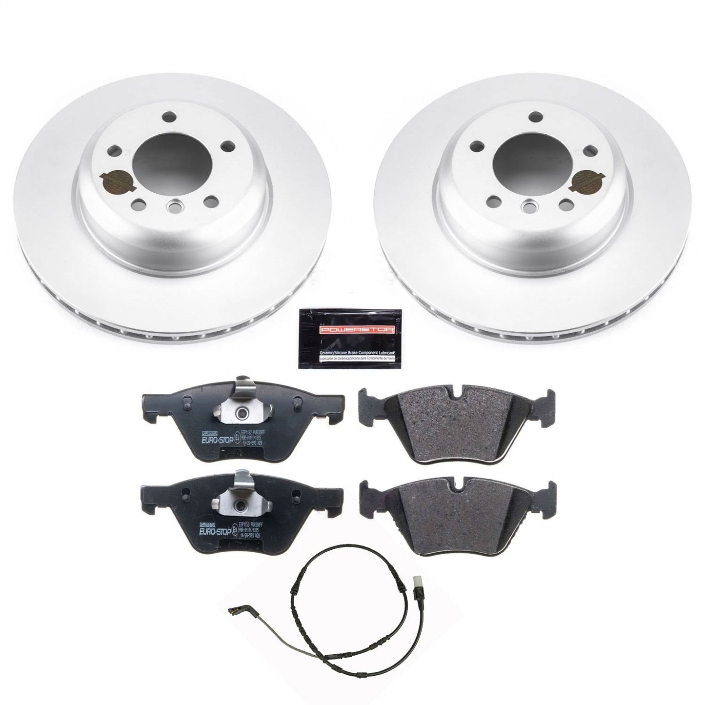 PowerStop Front Euro-Stop Brake Kit | BMW Z4 (09-10) (ESK6578)