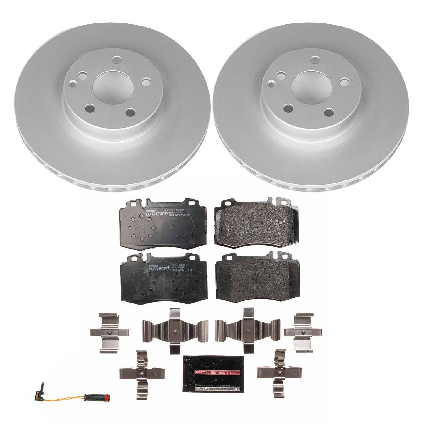 PowerStop Front Euro-Stop Brake Kit | Mercedes-Benz E550 (07-09) (ESK6599)