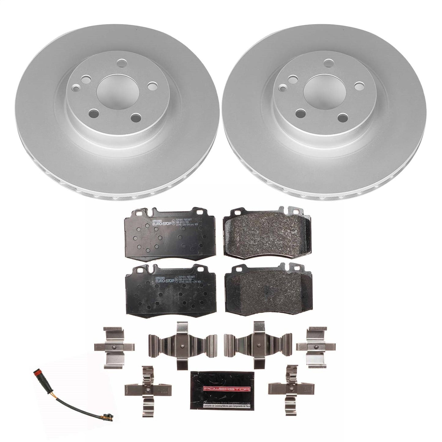 PowerStop Euro-Stop Front Brake Kit | Mercedes-Benz CLS550 (08-11) (ESK6601)