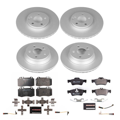 PowerStop Front & Rear Euro-Stop Brake Kit | Mercedes-Benz CLS550 (08-11) (ESK6602)
