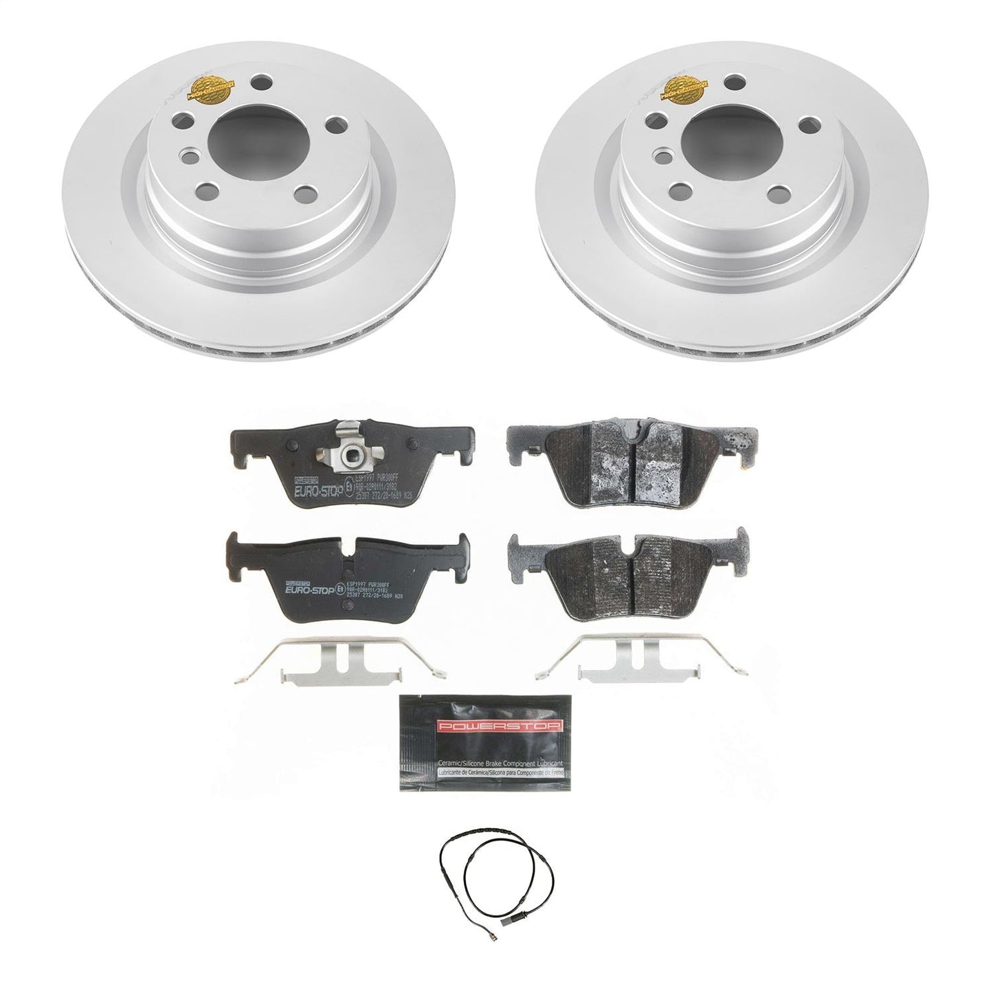 PowerStop Rear Euro-Stop Brake Kit | BMW 228i (14-16) (ESK6656)
