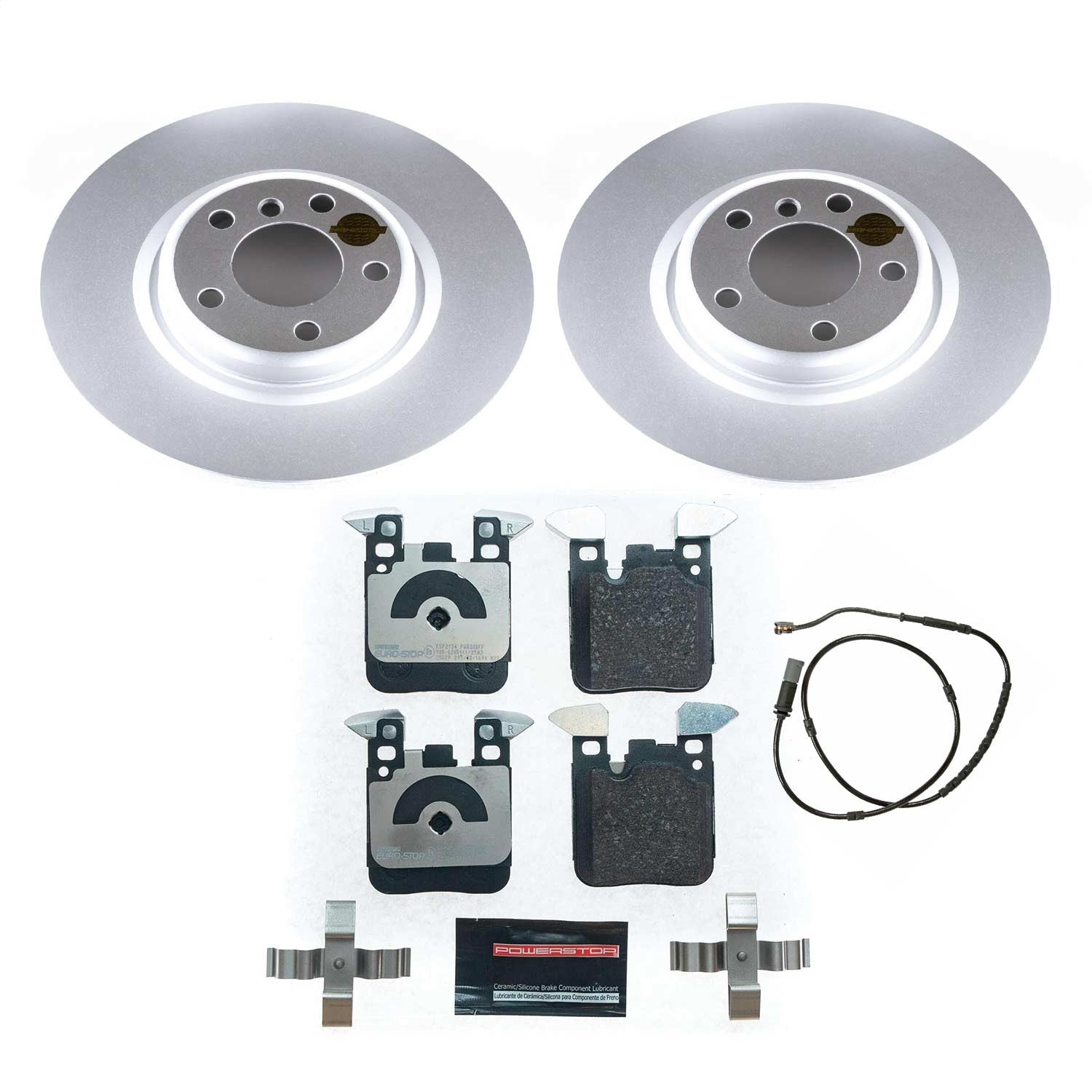 PowerStop Rear Euro-Stop Brake Kit | BMW 228i (14-16) (ESK6657)